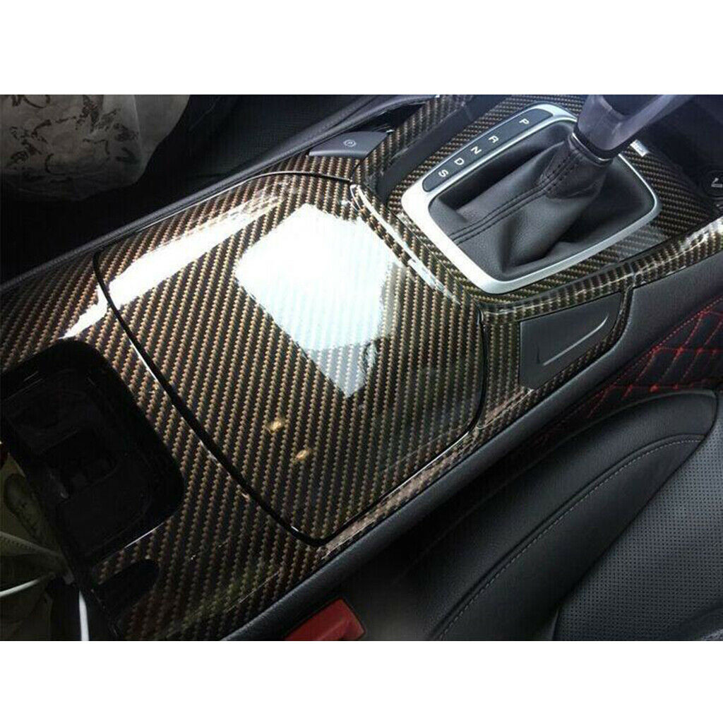 Carbon Fiber Vinyl Film Car Interior Wrap Stickers Decoration 30x150CM 5D