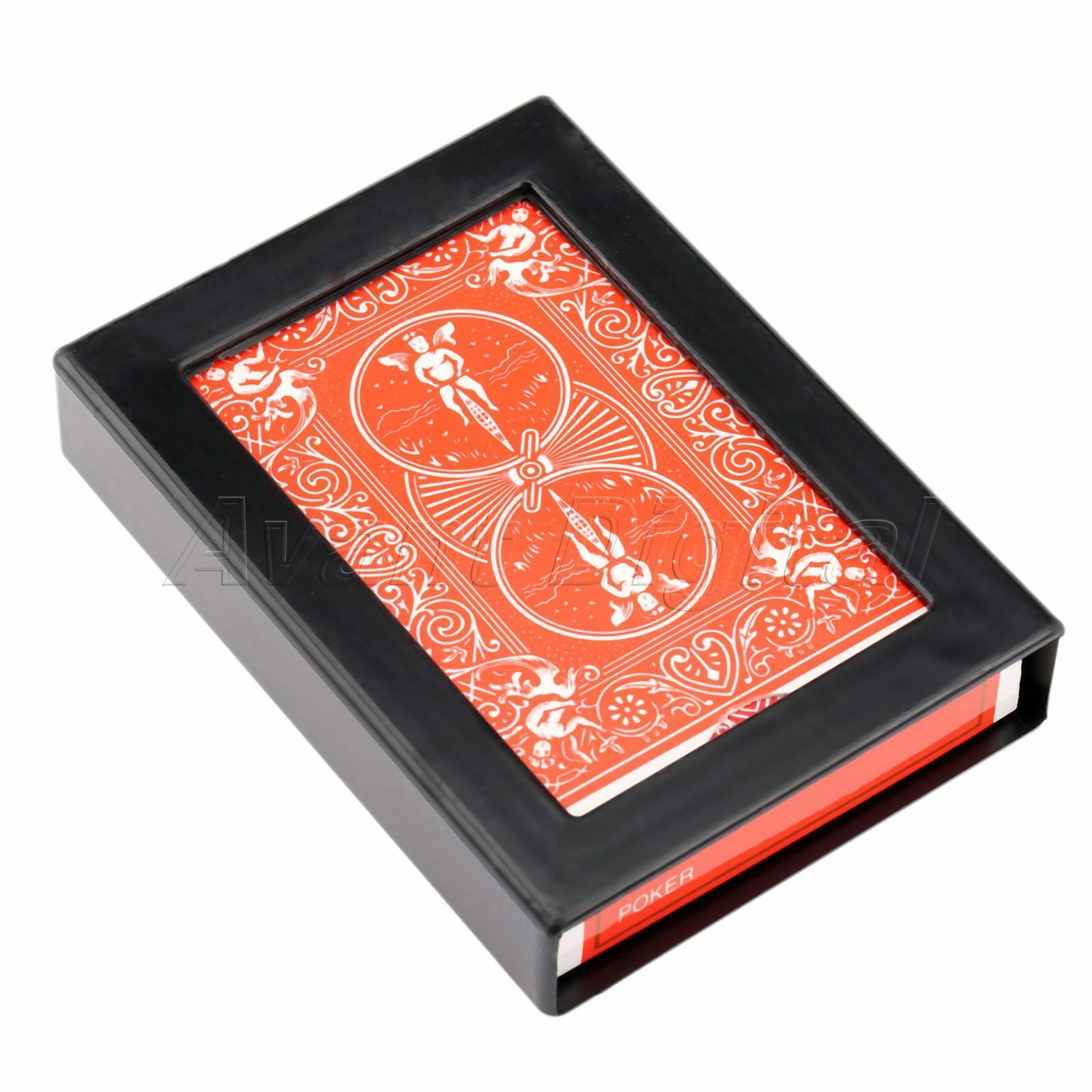 Vanishing Disappearing Card Box Case Close-Up Street Magic Trick Set Interesting