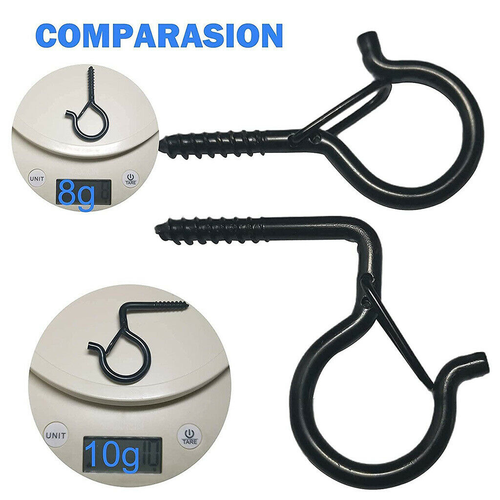 20 Pieces Q Hanger Hooks Plant Bracket for String Light Hooks Bird Feeders