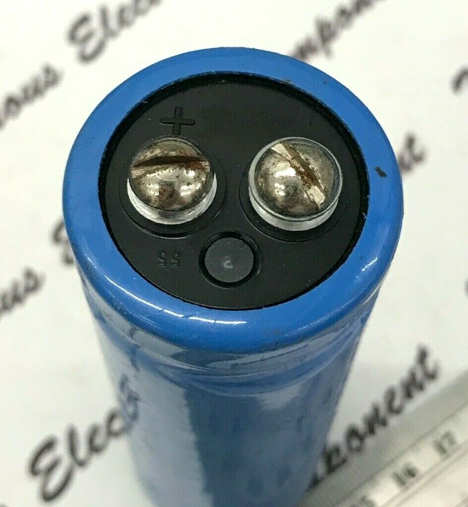 1pcs - SPRAGUE 32D  430uF 200V  Screw Terminal Electrolytic Capacitor ☆