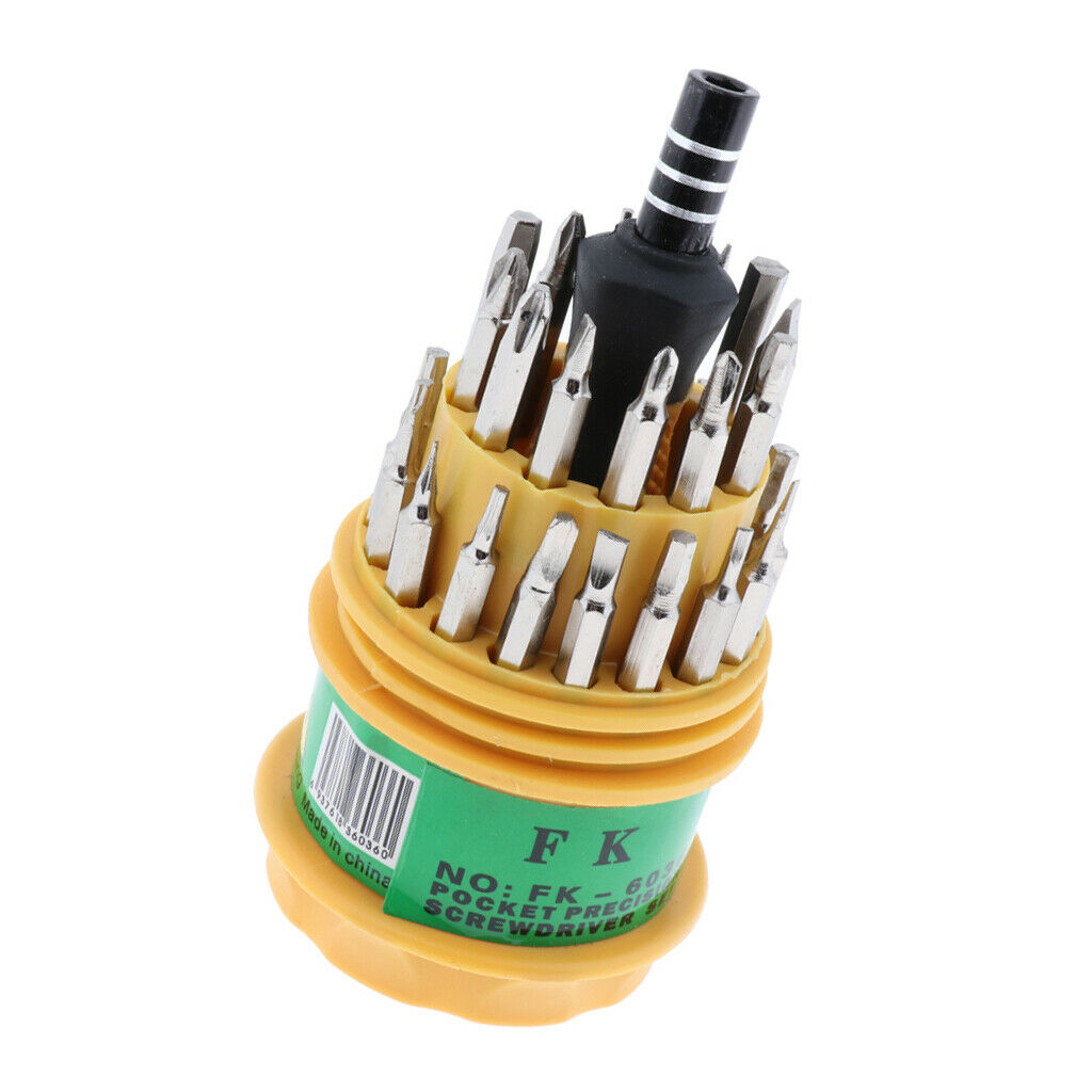 31-in-1 Screwdriver Set DIY Repair Kit Multitool with Magnet Bits Screwdrivers