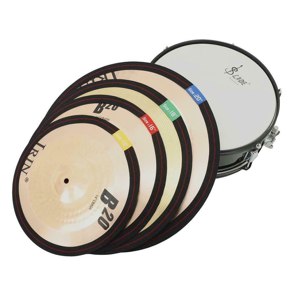 Drum Cymbal Mute  Belt 14/16/18/20in Dampener Drum Accessories Parts