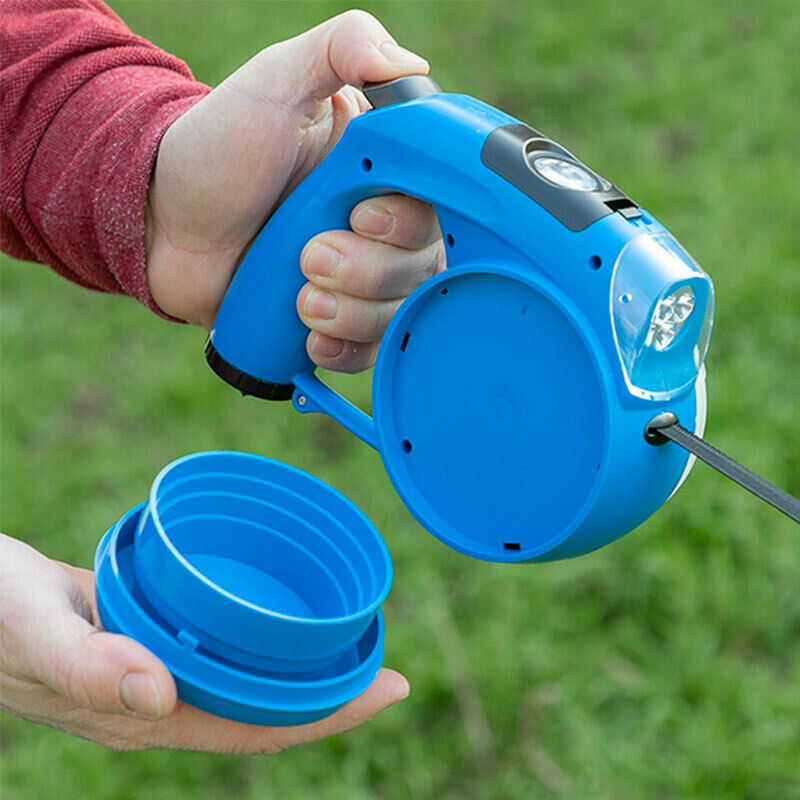 Leash Retractable for Dog Multifunction 6-en-1 - New