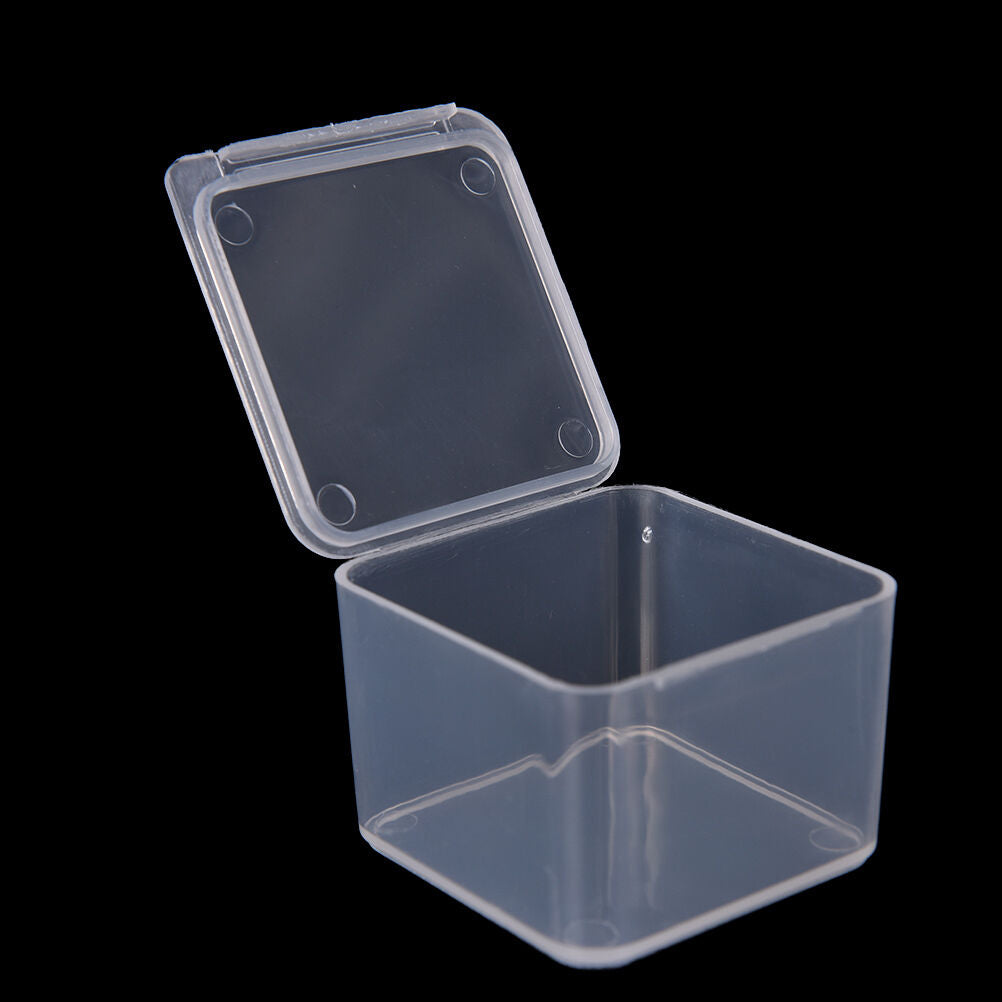 New Small Travel Clear CG Transparent Storage Box Case PU Superhard Plasti.l8