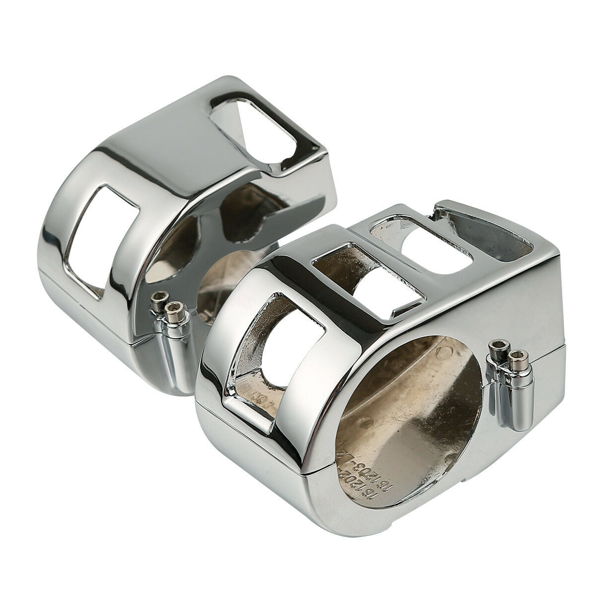 Chrome Switch Housings Cover Fit For Yamaha V-STAR 1100 Classic Silverado Models