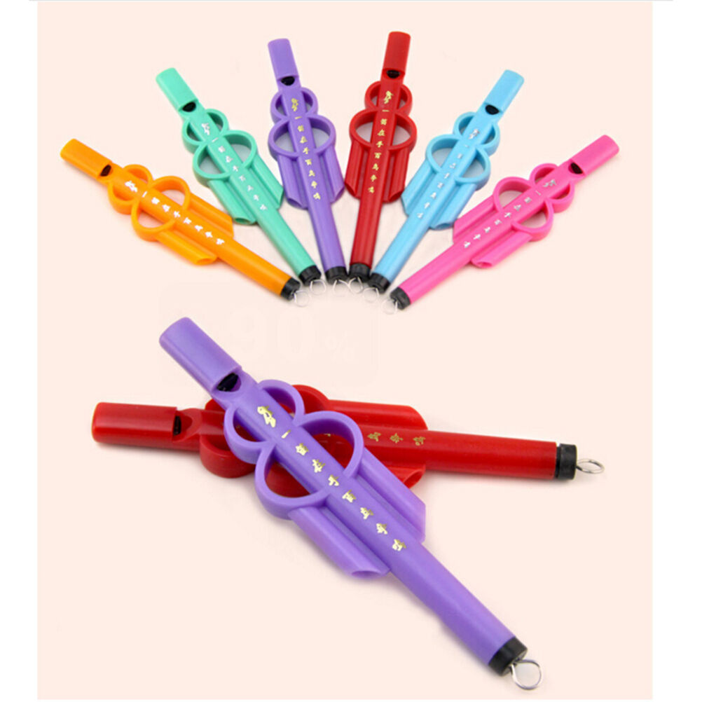 Fantastic 3x Plastic Birds Flute Barker Whistle Music Children Educational ToolB