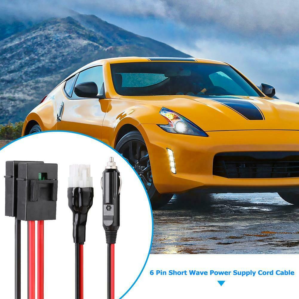 1.5m 30A 6Pin Short Wave Power Cable for Yaesu FT-857D/897D IC-725A/706 @