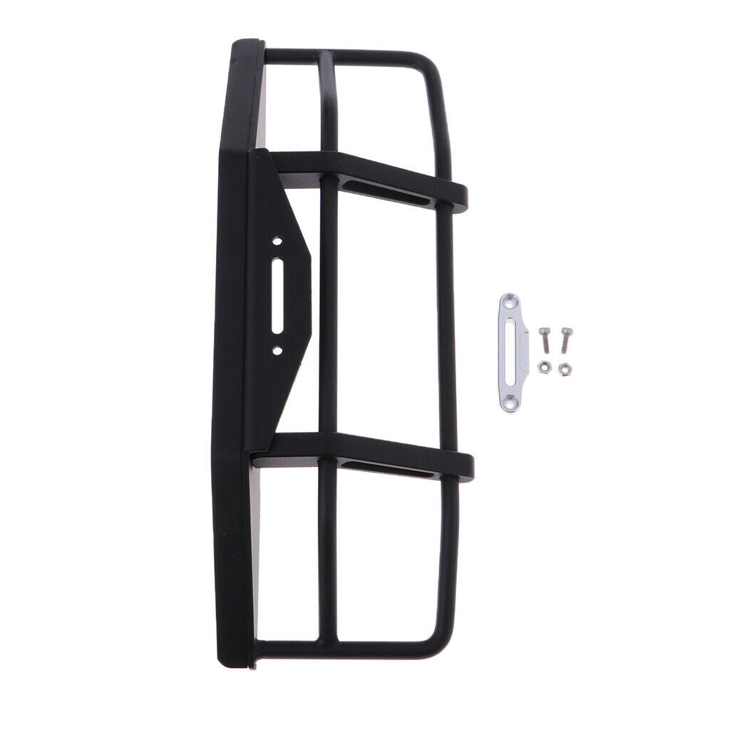 For Axial SCX10 D90 Metal Front Bumper Armor Body Guard Shield