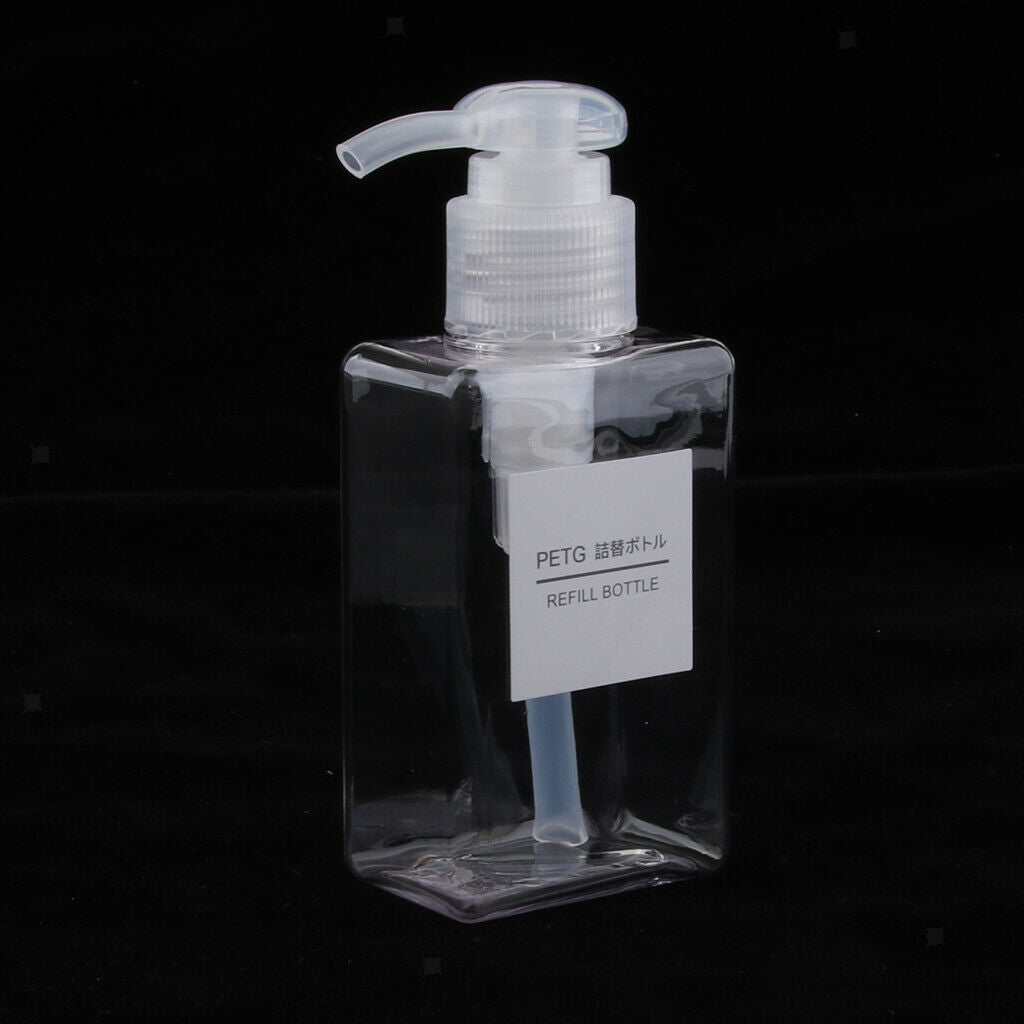 2pcs Clear Foaming Soap Dispenser Cosmetic Containers Bottles 100ml 150ml