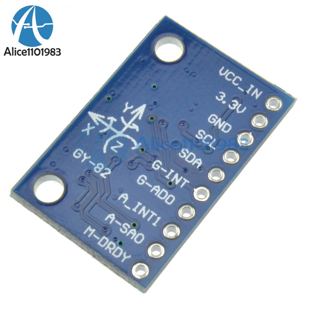 9 Axis Electronic compass Gyroscope Acceleration Module LSM303DLH  L3G4200D