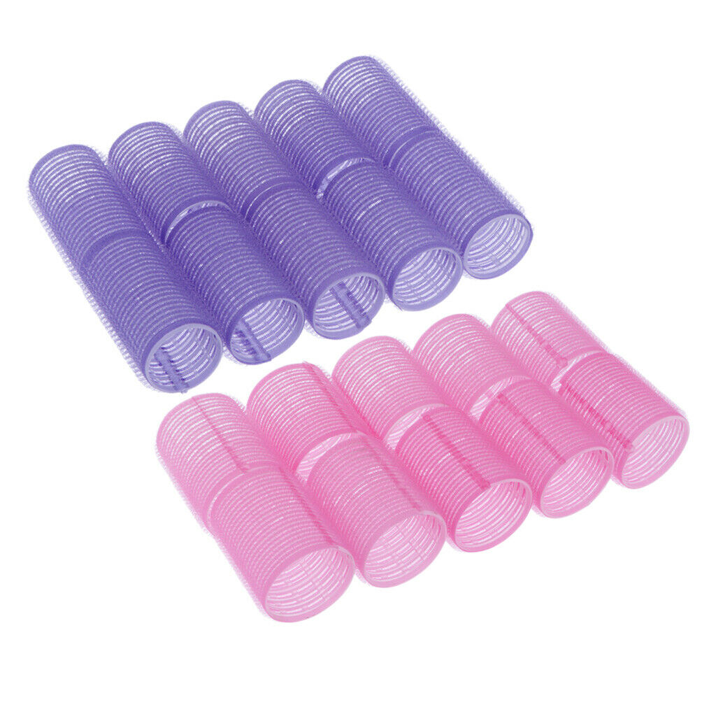 20Pieces  Hair Rollers Self Grip Cling Curlers for Curly Straight Long Wavy Hair