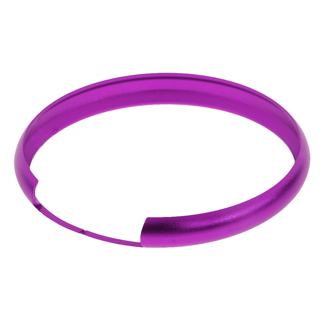 45cm Aluminum Smart Key Fob Protective Ring For BMW Mini Cooper Purple