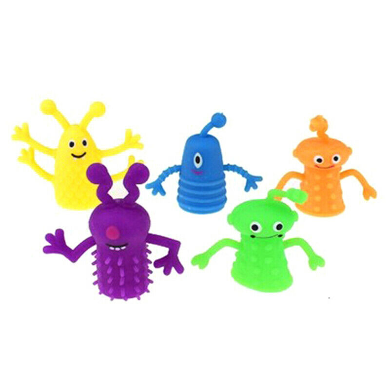 4Pcs/Set Expression Hand Puppet Children Finger Puppet Parent Storytellin.l8