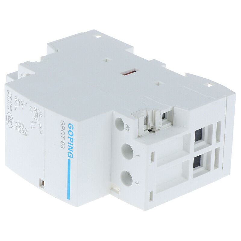 TOCT1 2P 63A 220V/230V 50/60HZ Din rail Household ac Modular contactor 2NO JE WF