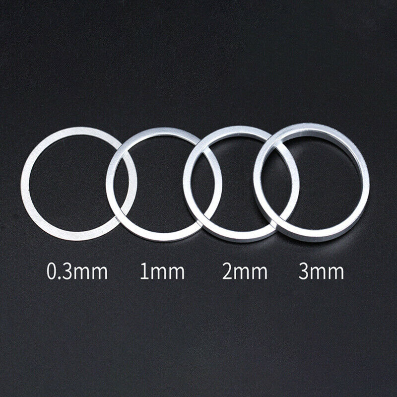 6pcs/set Bike Fork Washer Bike headset Adjusting Washer Headset Fine-tune Cover