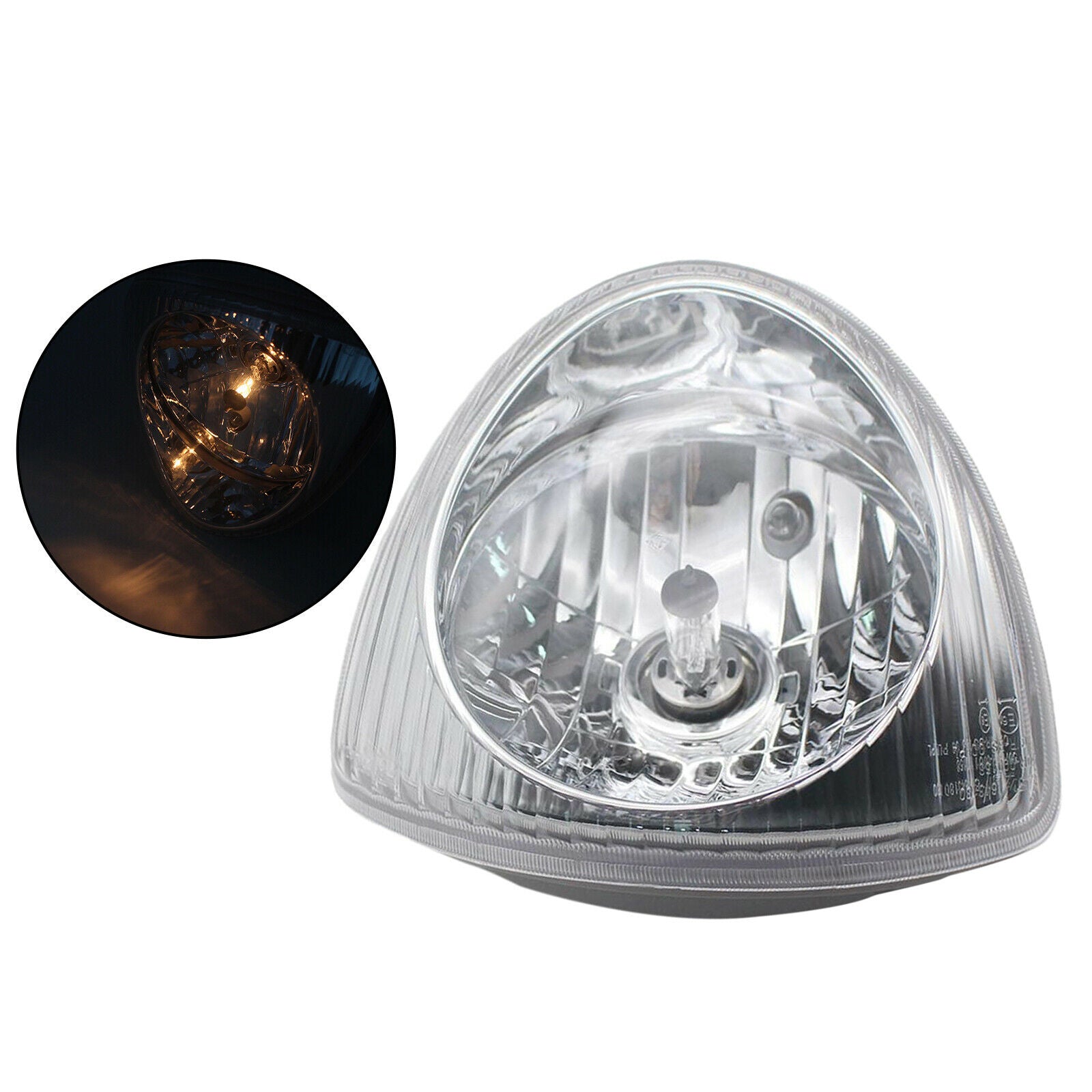 Motorcycle Front Headlight Bulbs Lamp Assembly for Vespa Fly FLY 50 2T