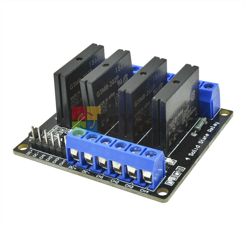 DC 5V 4 Channel OMRON SSR G3MB-202P Solid State Relay Module For Arduino
