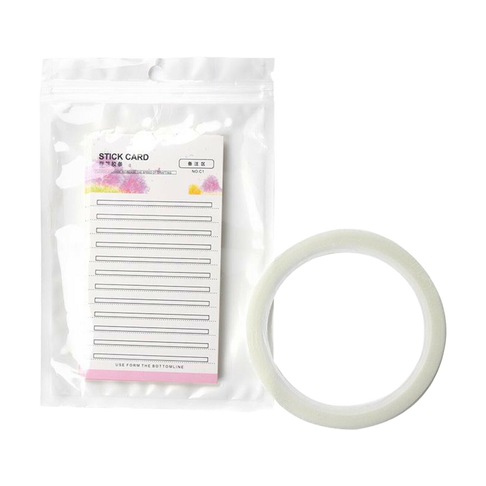 10 Pcs Eyelash Fan Holder Storage Card Volume Lash Storage w/Roll Tape Kit