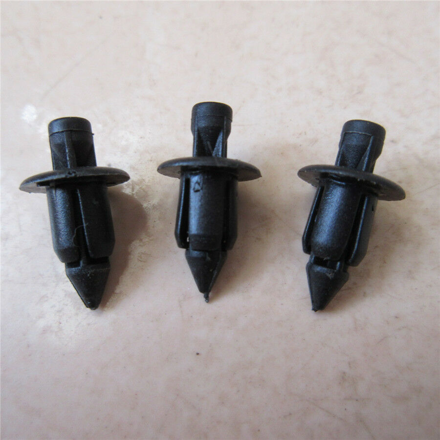 100Pcs Car Door Bumper Leaf Plate Fender Trunk Screw Rivets Clips Auto Fasteners