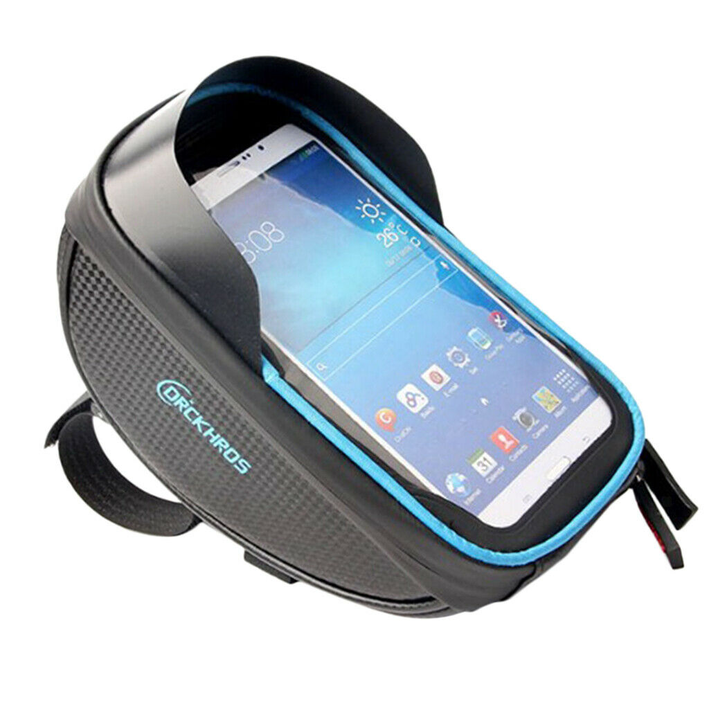 Bicycle Frame Pannier Bag Front Tube Bag Cycling Cellphone Frame Bag C