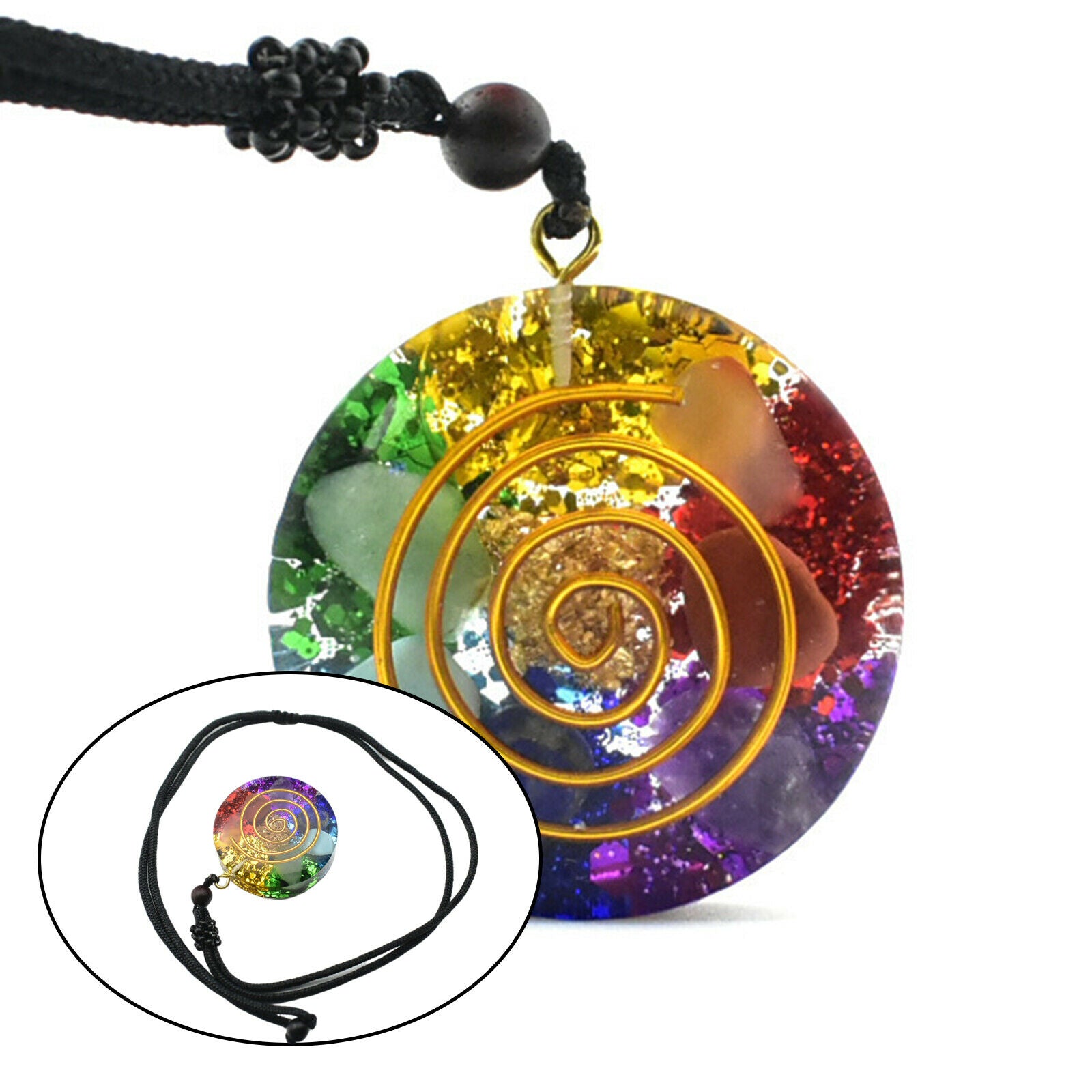 Orgone Pendant Generator for Spiritual Consolation Amulet Self-Consolation
