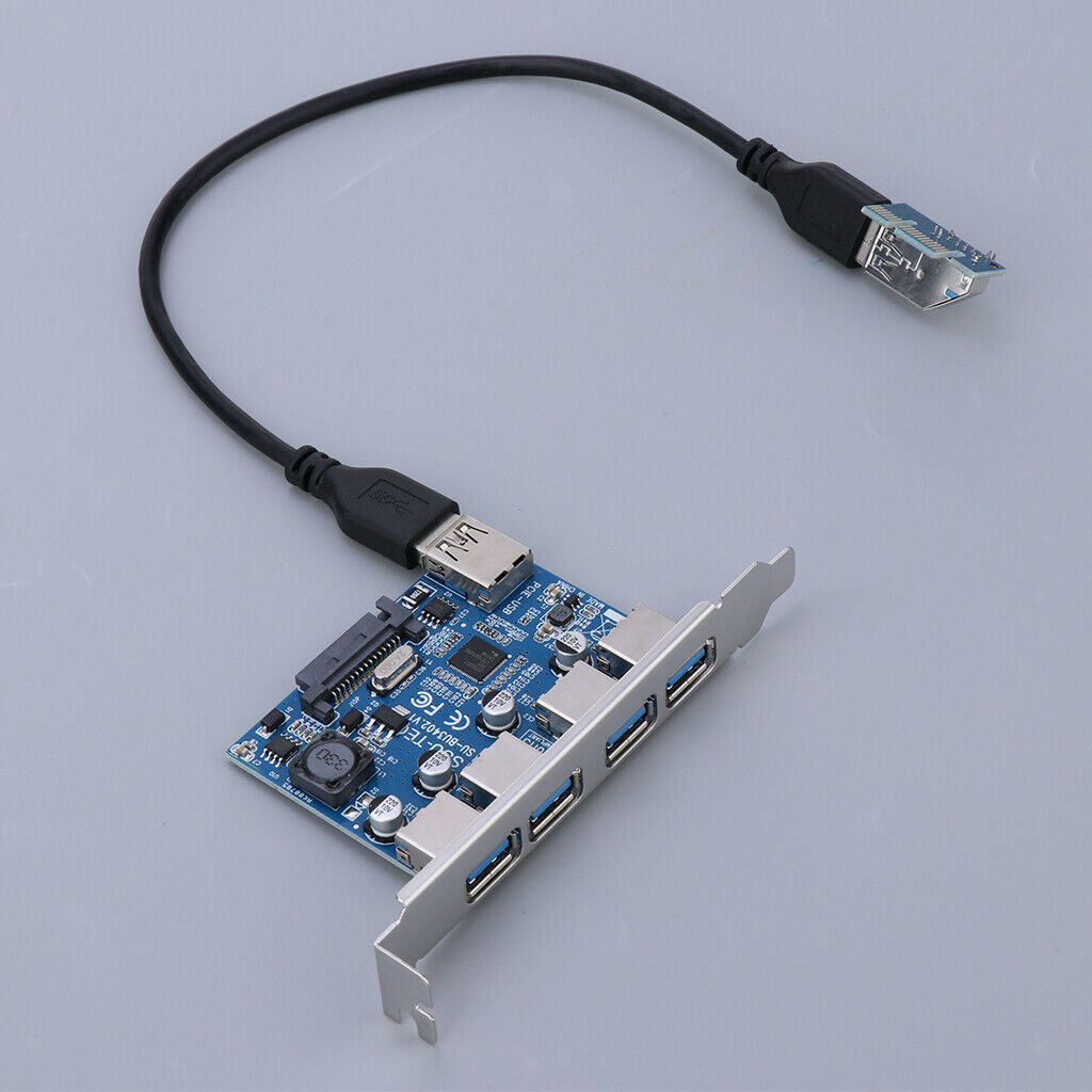 PCI-E TO USB 3.0 4 Port USB 3.0 HUB to PCI-E Express Expansion Card Adapter