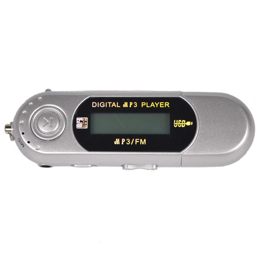 4GB USB MP4 MP3 Music Video Player Recording with FM Radio Sliver