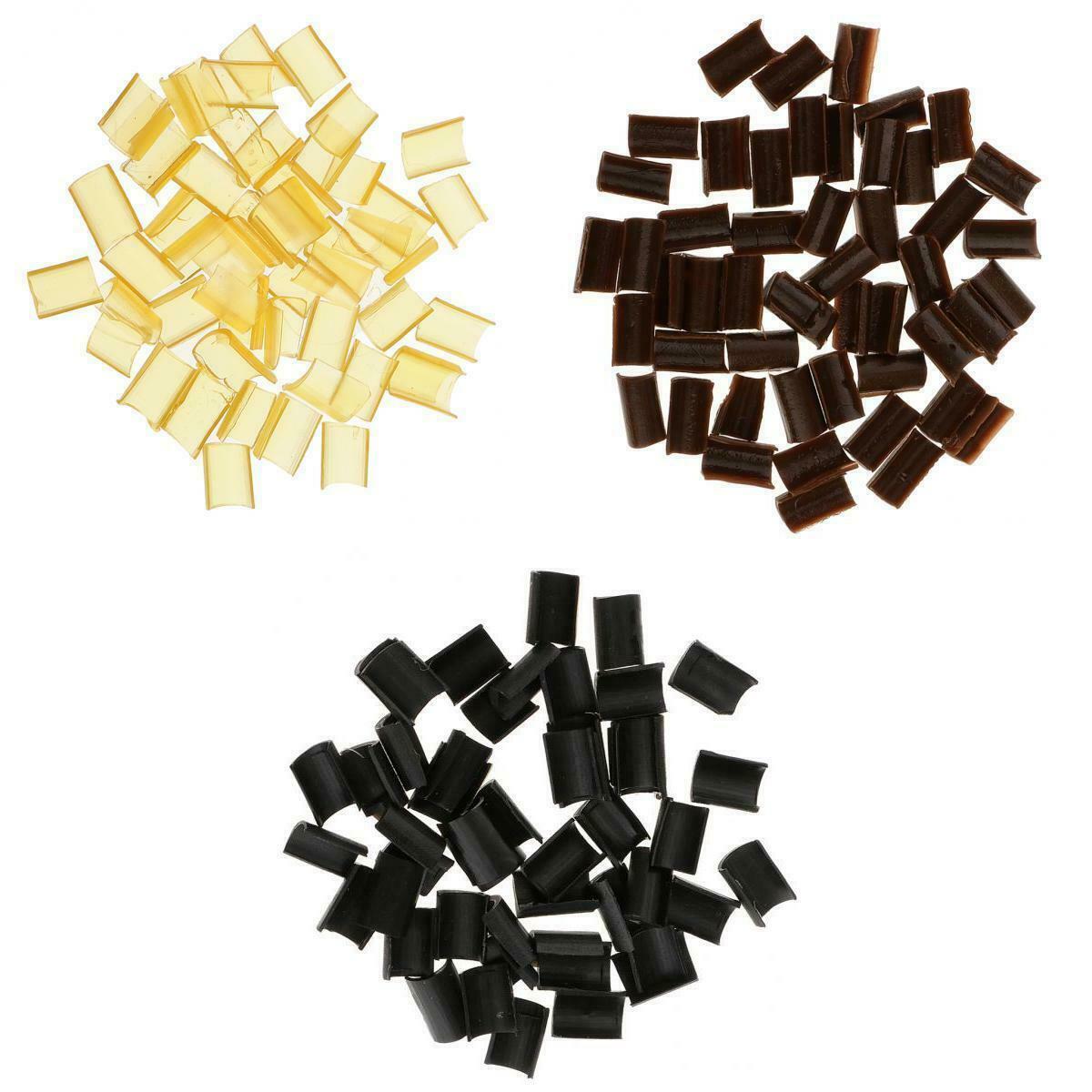 150 Pieces Keratin Beads Rebond Nail Hot Fusion Glue U Tips DIY Hair Styling
