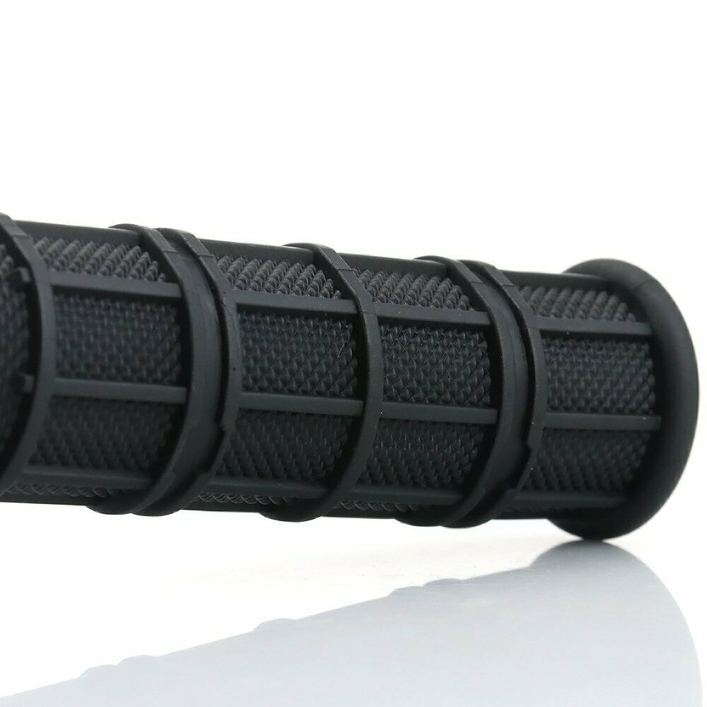 7/8" 22mm Universal Throttle Hand Grips Soft Rubber Handlebar MX Dirt Bike Black
