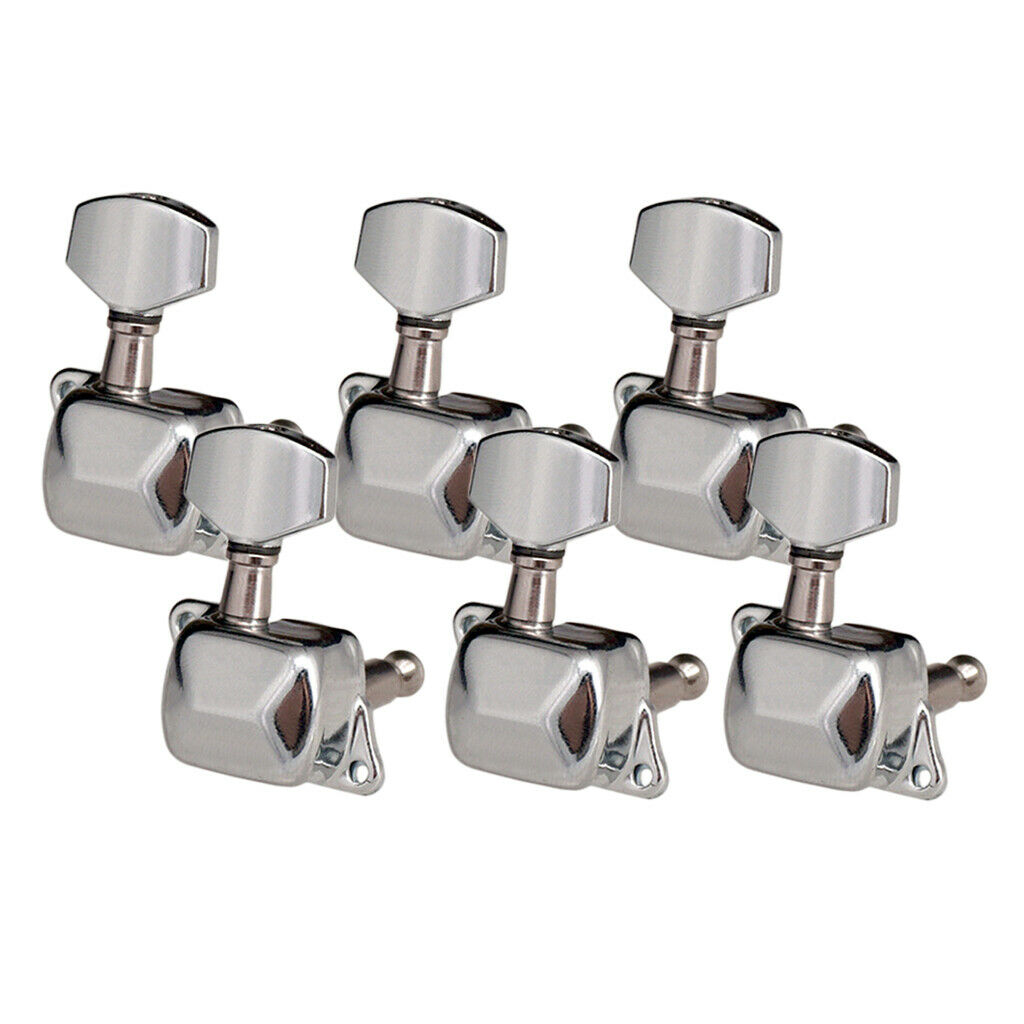 6r semi-closed tuning pegs buttons machine heads electric guitar parts