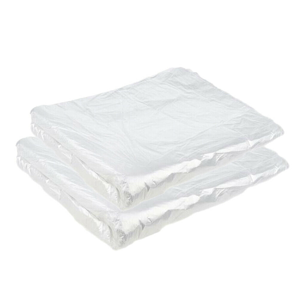 150pcs Waterproof Disposable Hair Cutting Cape Gowns Salon Barber Shop Capes