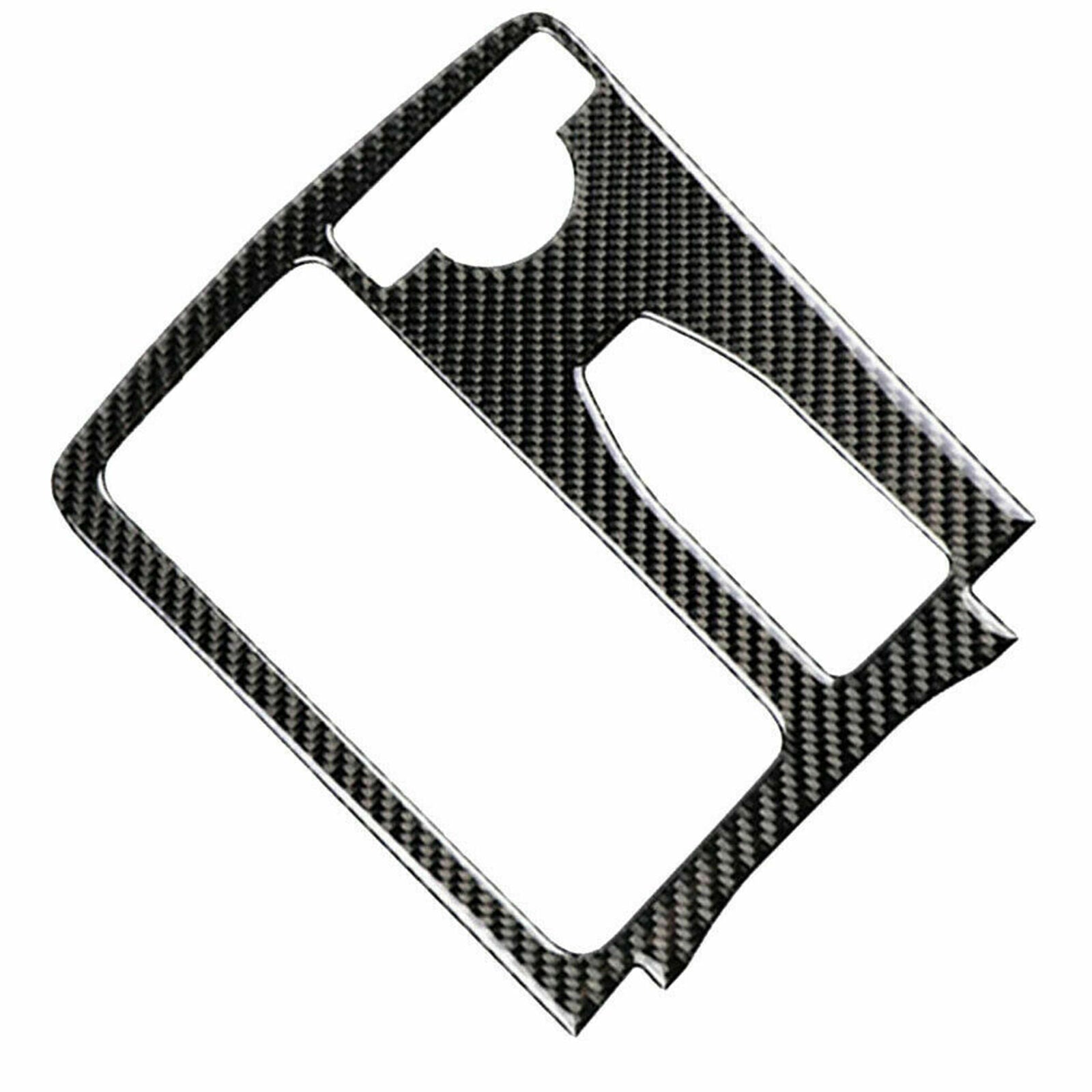 Carbon Fiber Multimedia Panel Cover Trim For Mercedes C / E Class W204 W212