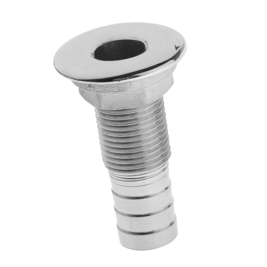 Stainless Marine Boat Thru Hull Fitting Connector for Boat Yacht 1/2 Inch