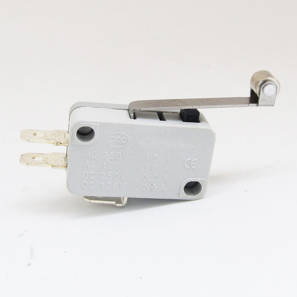 10pcs 28x16mmx10mm 15A Grey Micro Switch Metal High Level Roller Limit N.O/N.C
