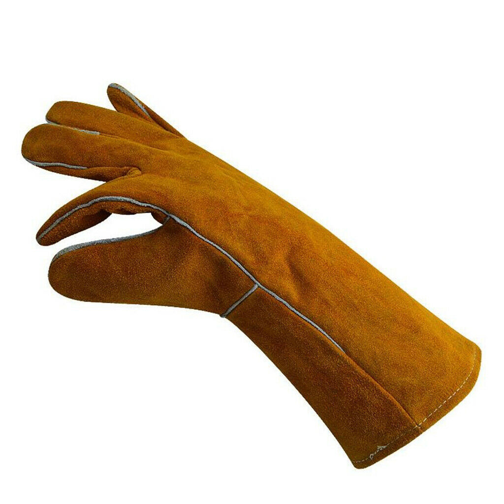 1 Pair of Gloves Welding Gear Hands Cover Protecting Hand Work Safety Gear -340
