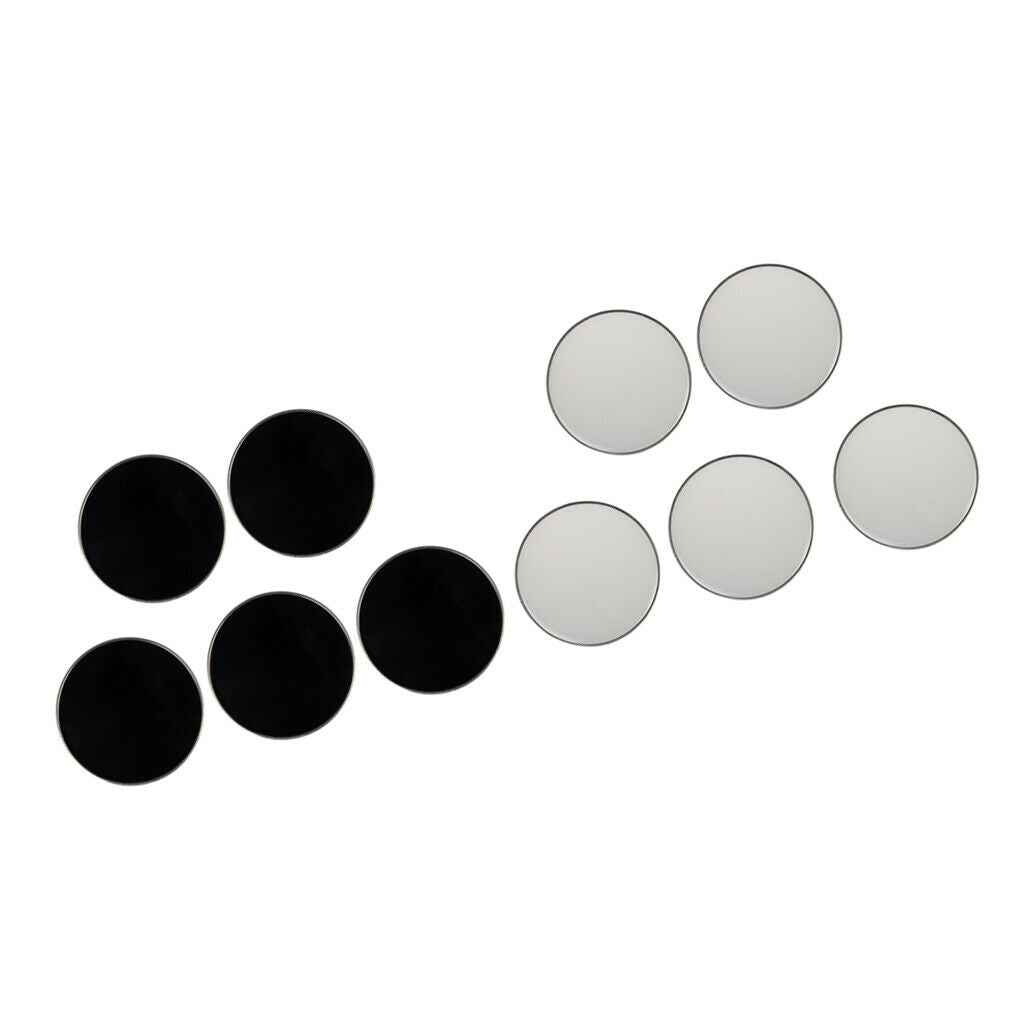 5 Pieces Banjo Head Skin for Banjolele Replacement Parts Accessory Black