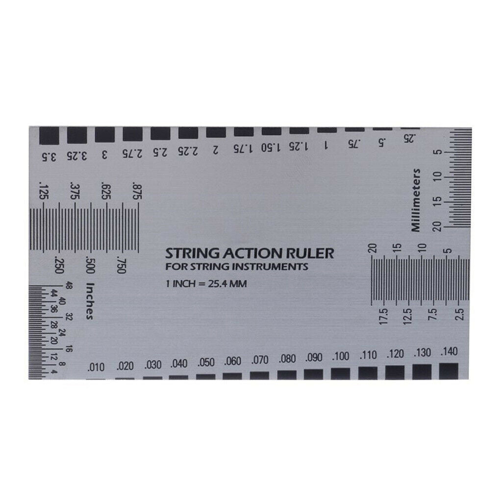 Guitar Ruler String Grinding Tool Repairing Tool Kit Set Fretboard Protector