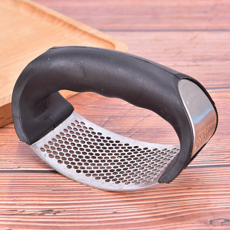 Stainless Steel Manual Garlic Press Crusher Squeezer Masher Kitchen-To.l8