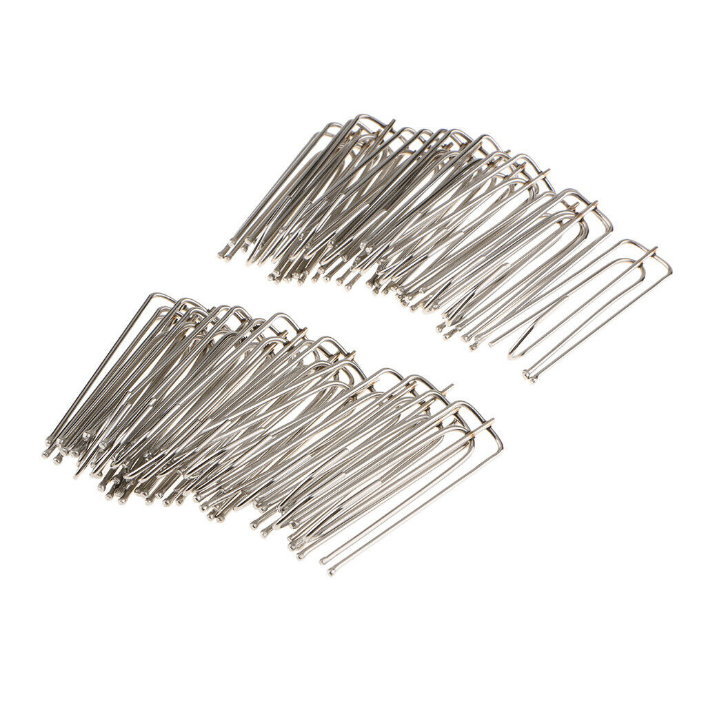 30Pieces Curtain Pleater Tape Hooks Stainless Curtain Pleat Hook, Pinch Pleat