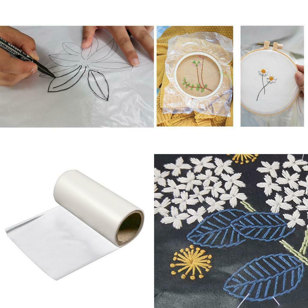 1 Yard Roll Water Soluble Embroidery Stabilizer Topping Paper DIY Craft