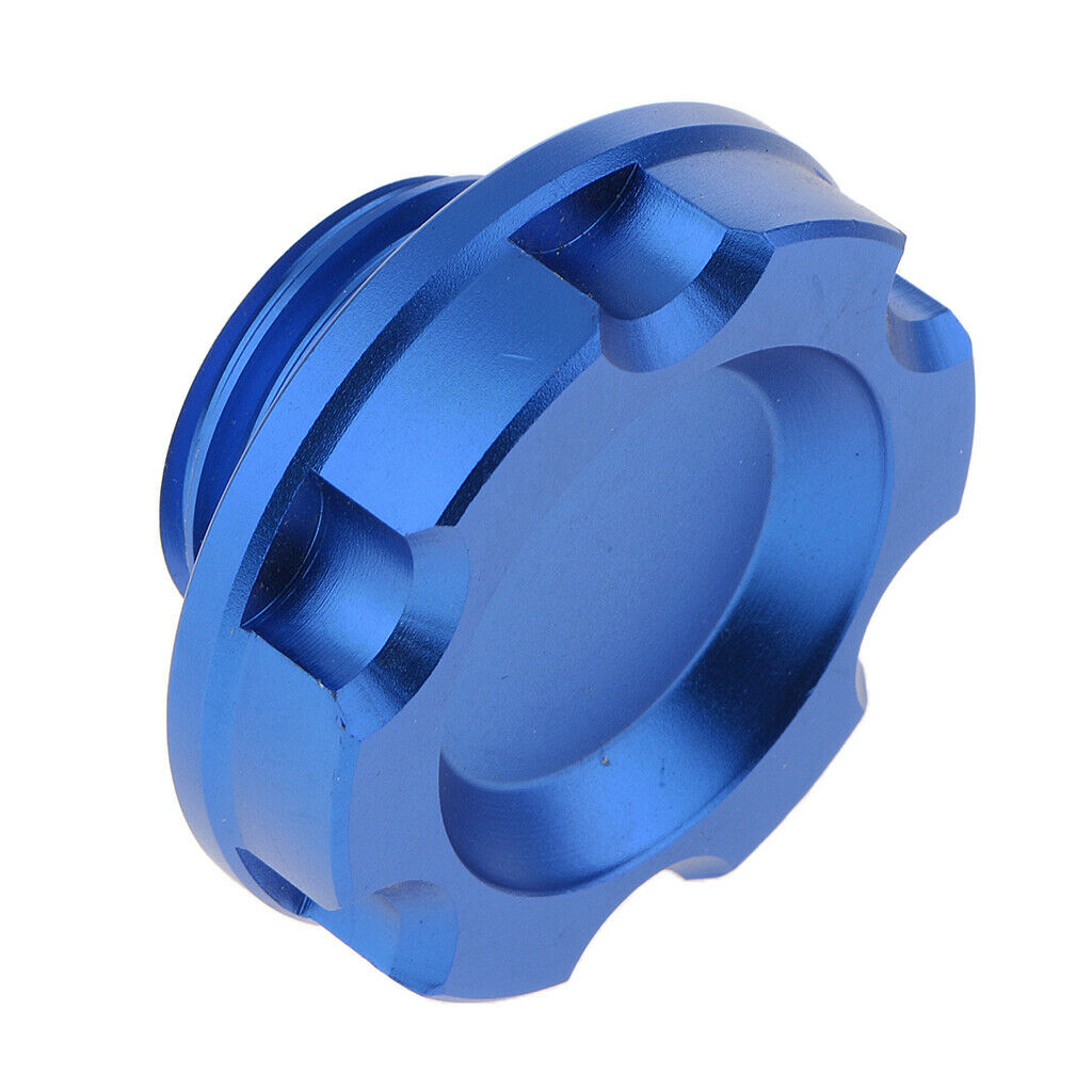 2PCS M32x3.5 Car Engine Fuel Filler Tank   Cover Plug For  Blue+Red