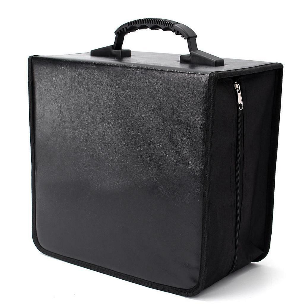 520Disc CD Holder Box DVD Case Storage Wallet VCD Organizer PU Leather Bag