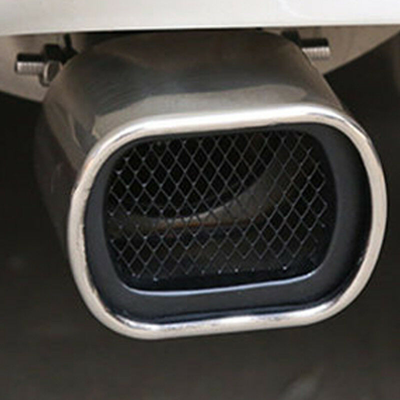 Universal Stainless Steel Car Exhaust Tails Rear Tail Silencer Tip Pipe End 63mm