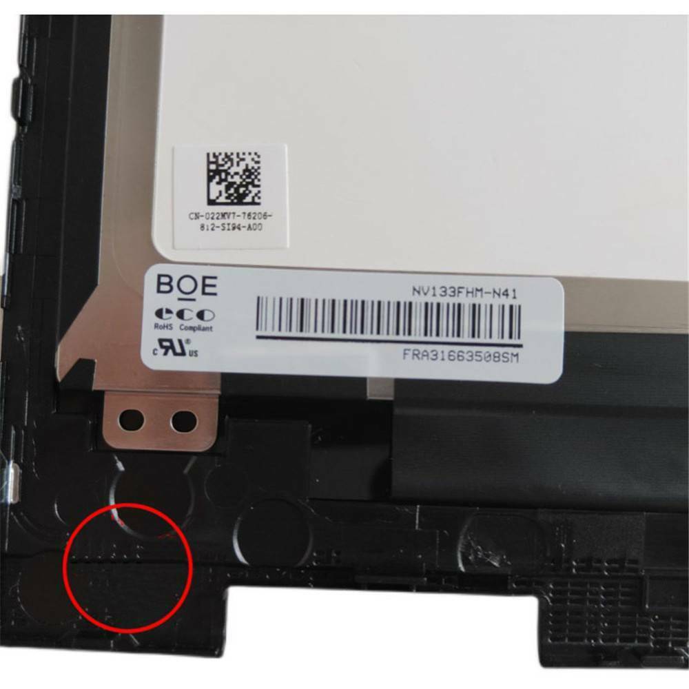 13.3" Dell Inspiron 13 7368 FHD Touch Screen Digitizer w/bezel NV133FHM-N41