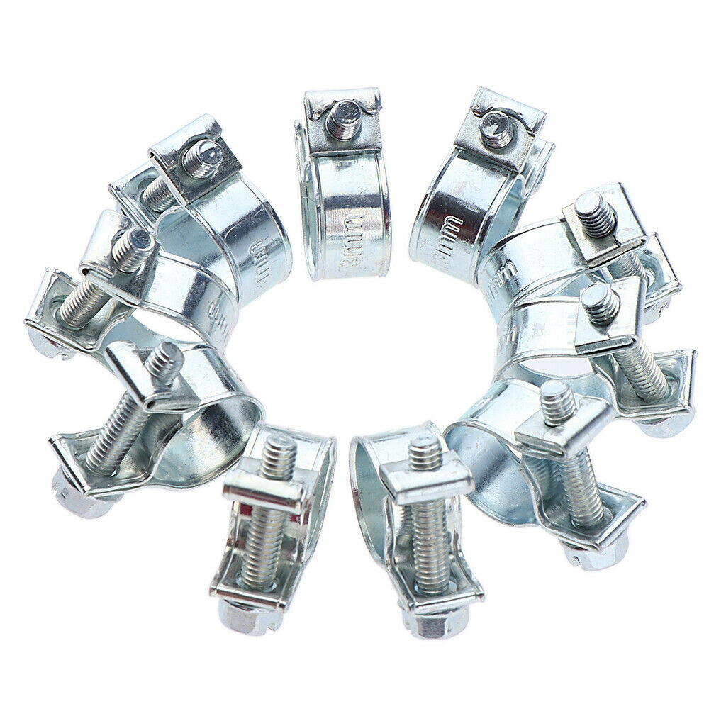 20 Pieces Spring Stainless Steel Hose Clips Assortment Ã˜ 11-13mm & 12-14mm