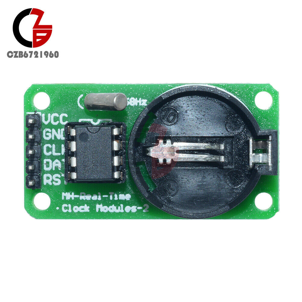 2PCS DS1302 RTC Real Time Clock Module Synchronous Serial I/O Communication