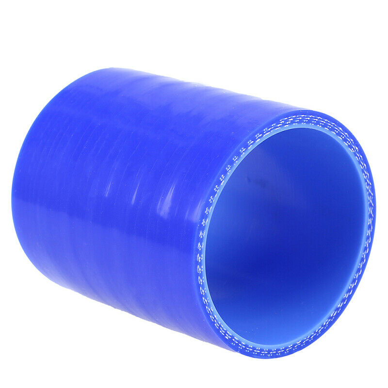 60mm Blue Car Auto Silicone Hose Diameter Intake Tube Pipe Straight Universal