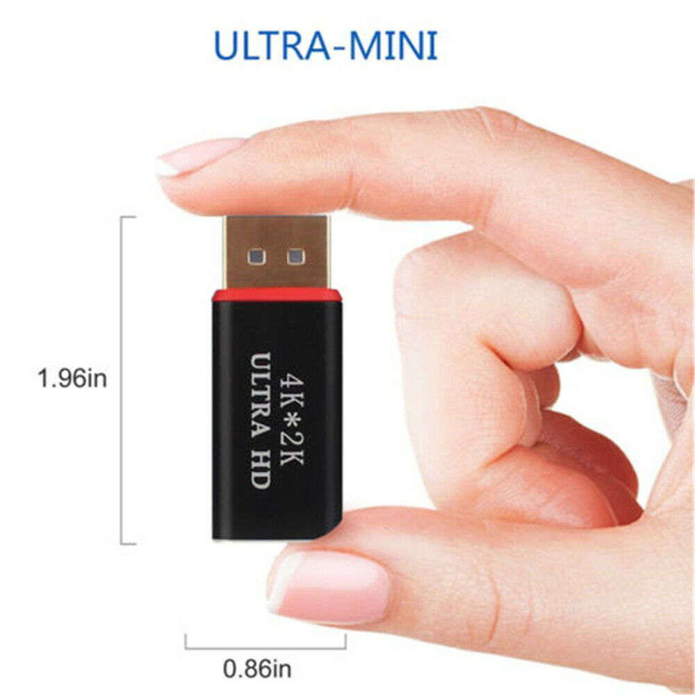 for DP to HDMI Display Port for Male to HDMI Female 4K Adapter New Converter