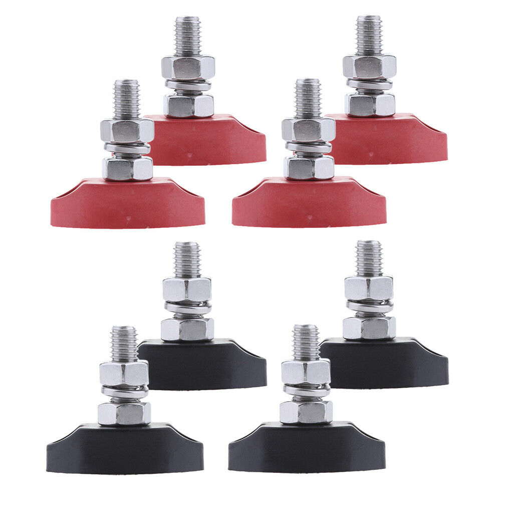 8pcs New Stainless Steel 6mm Junction Block Power Post for Marine Yachts RV