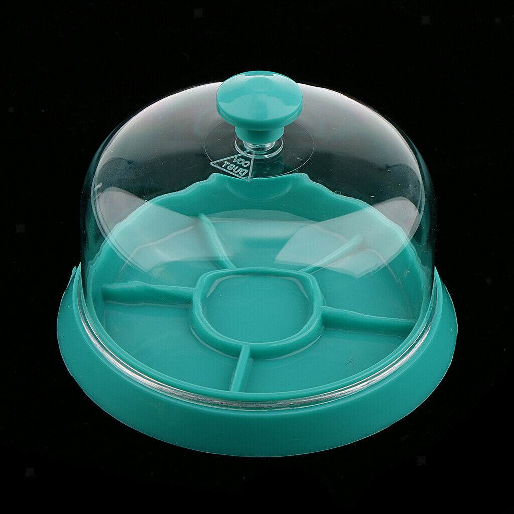 Blesiya Watchmaker Watch Parts Holder Tray  6 Slots Organizer Blue
